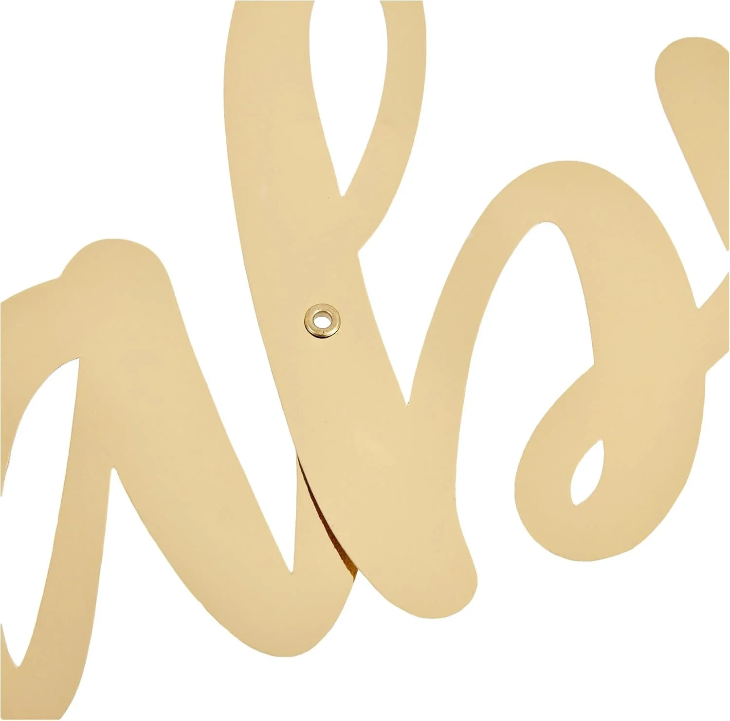 UNIQUE INDUSTRIES INC. – Hängedekoration Buchstabengirlande „Hello Baby“ Folie Gold, ca. 85 cm